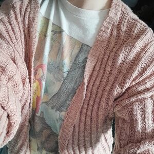 Women's Pink Knit Sweater
